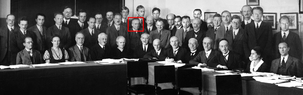 Blas Cabrera y Felipe en Solvey 1933