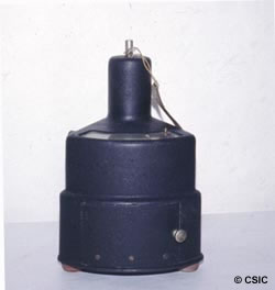 Electroscopio para rayos alfa