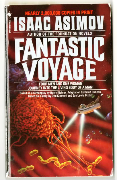Portada del libro de Isaac Asimov Fantsastic Voyage (1966)