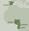 Mapa de Guinea Ecuatorial